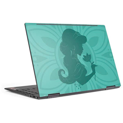 Disney Aladdin Princess Jasmine Silhouette Flower HP Envy Skin