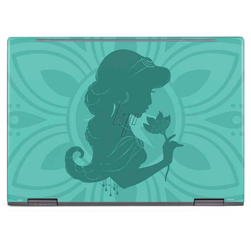 Disney Aladdin Princess Jasmine Silhouette Flower HP Envy Skin