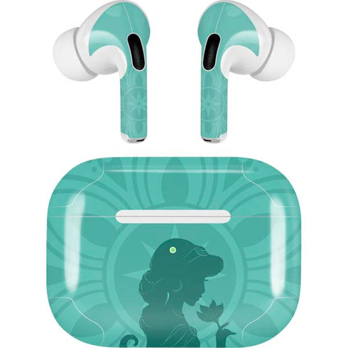 Disney Aladdin Princess Jasmine Silhouette Flower AirPods Pro 2nd Gen Skin