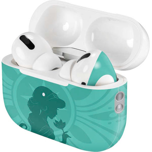 Disney Aladdin Princess Jasmine Silhouette Flower AirPods Pro 2nd Gen Skin