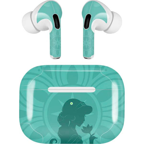 Disney Aladdin Princess Jasmine Silhouette Flower Apple AirPods Pro Skin