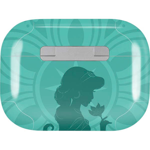 Disney Aladdin Princess Jasmine Silhouette Flower Apple AirPods Pro Skin