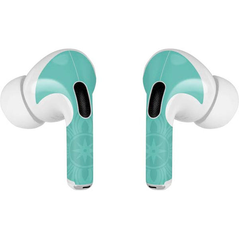 Disney Aladdin Princess Jasmine Silhouette Flower Apple AirPods Pro Skin
