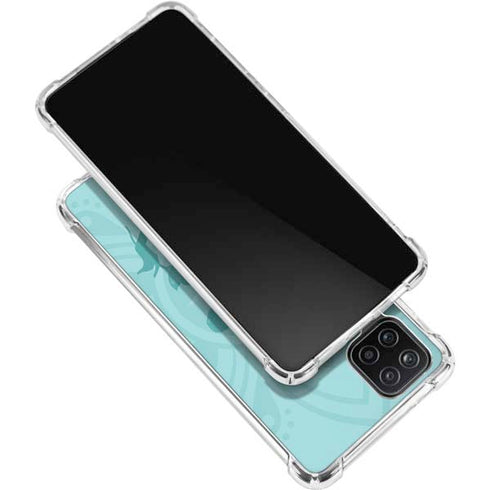 Disney Aladdin Princess Jasmine Silhouette Flower Galaxy A12 Clear Case