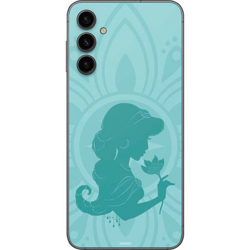 Disney Aladdin Princess Jasmine Silhouette Flower Galaxy A14 5G Skin