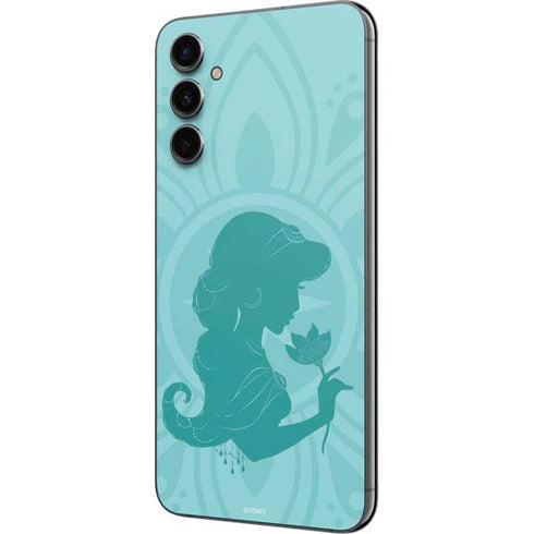 Disney Aladdin Princess Jasmine Silhouette Flower Galaxy A14 5G Skin
