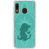 Disney Aladdin Princess Jasmine Silhouette Flower Galaxy A20 Clear Case