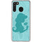 Disney Aladdin Princess Jasmine Silhouette Flower Galaxy A21 Clear Case
