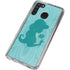 Disney Aladdin Princess Jasmine Silhouette Flower Galaxy A21 Clear Case