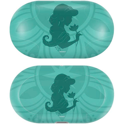 Disney Aladdin Princess Jasmine Silhouette Flower Galaxy Buds Plus Skin