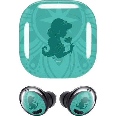 Disney Aladdin Princess Jasmine Silhouette Flower Galaxy Buds Pro Skin