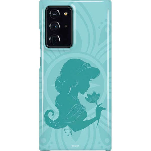 Disney Aladdin Princess Jasmine Silhouette Flower Galaxy Note20 Ultra 5G Lite Case