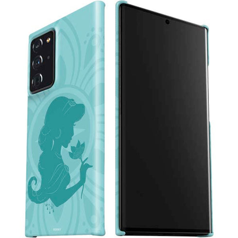 Disney Aladdin Princess Jasmine Silhouette Flower Galaxy Note20 Ultra 5G Lite Case