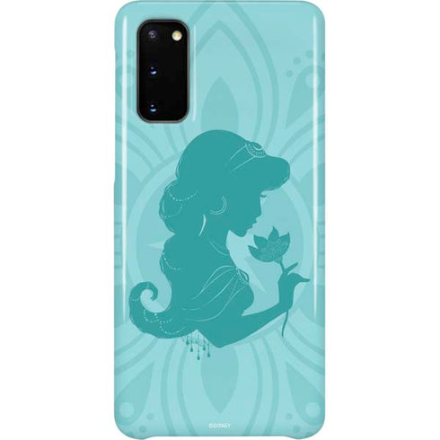 Disney Aladdin Princess Jasmine Silhouette Flower Galaxy S20 Lite Case