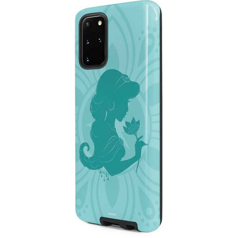 Disney Aladdin Princess Jasmine Silhouette Flower Galaxy S20 Plus Pro Case