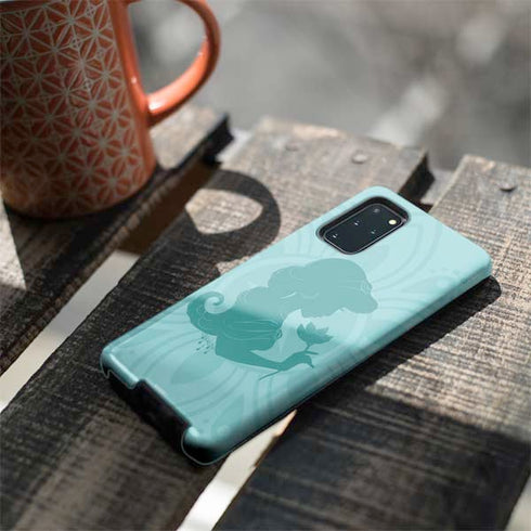 Disney Aladdin Princess Jasmine Silhouette Flower Galaxy S20 Plus Pro Case