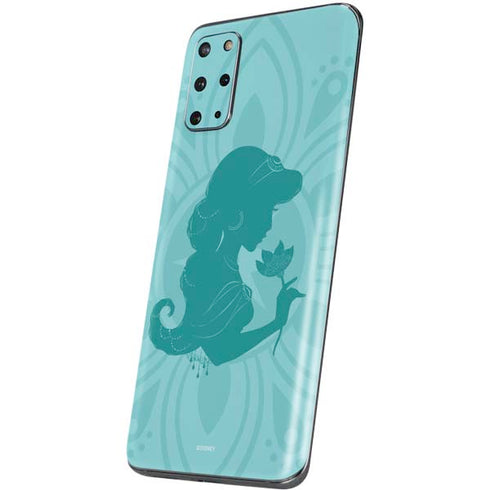 Disney Aladdin Princess Jasmine Silhouette Flower Galaxy S20 Plus Skin