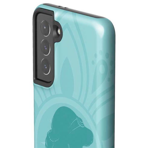 Disney Aladdin Princess Jasmine Silhouette Flower Galaxy S21 5G Pro Case