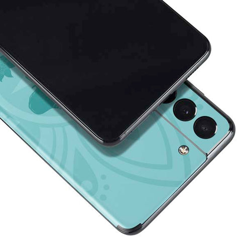 Disney Aladdin Princess Jasmine Silhouette Flower Galaxy S21 Plus 5G Skin