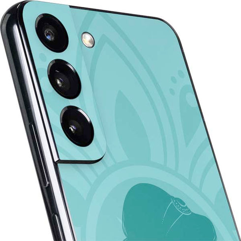 Disney Aladdin Princess Jasmine Silhouette Flower Galaxy S22 Skin