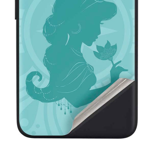 Disney Aladdin Princess Jasmine Silhouette Flower Google Pixel 4a Skin