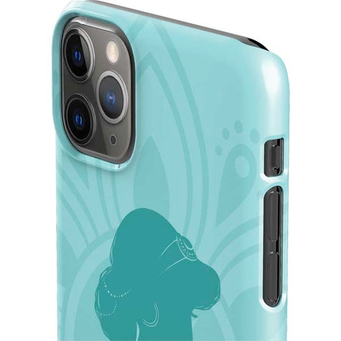 Disney Aladdin Princess Jasmine Silhouette Flower iPhone 11 Pro Max Lite Case