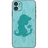 Disney Aladdin Princess Jasmine Silhouette Flower iPhone 11 Skin