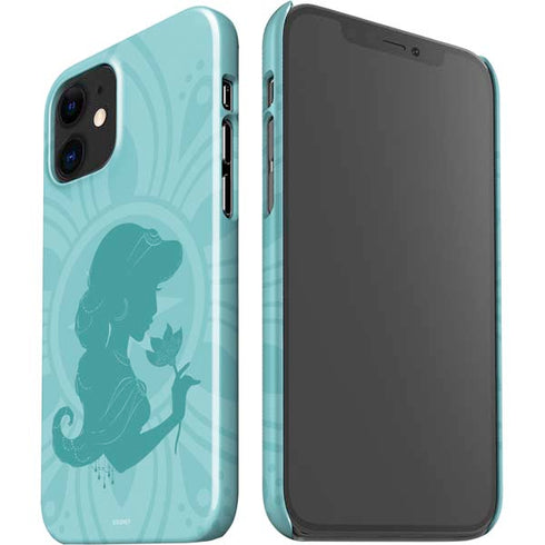 Disney Aladdin Princess Jasmine Silhouette Flower iPhone 12 Mini Lite Case