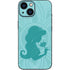 Disney Aladdin Princess Jasmine Silhouette Flower iPhone 13 Mini Skin