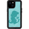 Disney Aladdin Princess Jasmine Silhouette Flower iPhone 13 Mini Waterproof Case