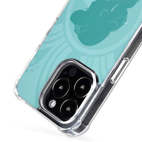 Disney Aladdin Princess Jasmine Silhouette Flower iPhone 13 Pro MagSafe Case