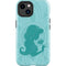 Disney Aladdin Princess Jasmine Silhouette Flower iPhone 14 Plus Impact Case