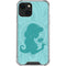 Disney Aladdin Princess Jasmine Silhouette Flower iPhone 14 Plus Clear Case
