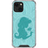 Disney Aladdin Princess Jasmine Silhouette Flower iPhone 14 Plus Clear Case