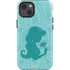 Disney Aladdin Princess Jasmine Silhouette Flower iPhone 15 Impact Case
