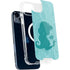 Disney Aladdin Princess Jasmine Silhouette Flower iPhone 14 Plus MagSafe Case