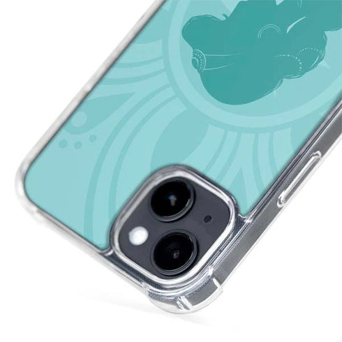 Disney Aladdin Princess Jasmine Silhouette Flower iPhone 15 Plus MagSafe Case