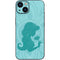 Disney Aladdin Princess Jasmine Silhouette Flower iPhone 15 Plus Skin