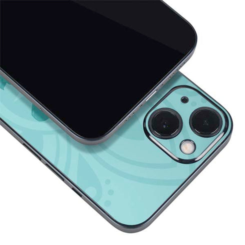 Disney Aladdin Princess Jasmine Silhouette Flower iPhone 14 Plus Skin