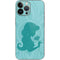 Disney Aladdin Princess Jasmine Silhouette Flower iPhone 14 Pro Max Skin