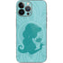 Disney Aladdin Princess Jasmine Silhouette Flower iPhone 14 Pro Max Skin