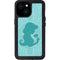 Disney Aladdin Princess Jasmine Silhouette Flower iPhone 15 Waterproof Case