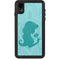 Disney Aladdin Princess Jasmine Silhouette Flower iPhone XR Waterproof Case