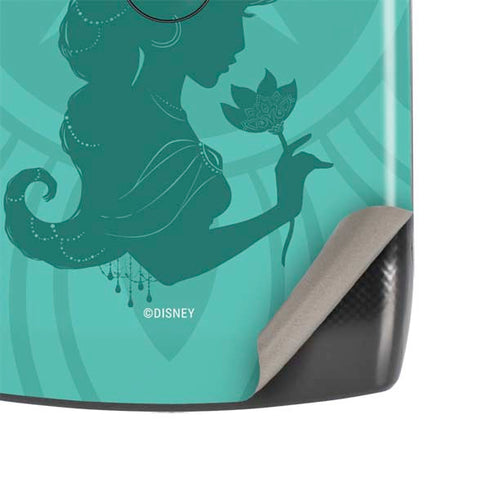 Disney Aladdin Princess Jasmine Silhouette Flower Motorola RAZR Skin