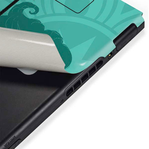 Disney Aladdin Princess Jasmine Silhouette Flower Nintendo Switch Bundle Skin