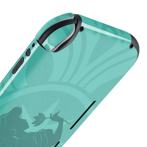 Disney Aladdin Princess Jasmine Silhouette Flower Nintendo Switch Lite Skin
