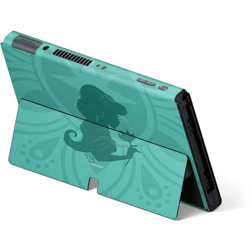 Disney Aladdin Princess Jasmine Silhouette Flower Nintendo Switch OLED (2021) Skin