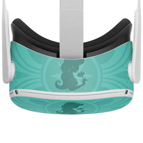 Disney Aladdin Princess Jasmine Silhouette Flower Oculus Quest 2 Skin