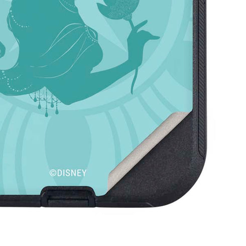 Disney Aladdin Princess Jasmine Silhouette Flower Otterbox Defender iPhone Skin