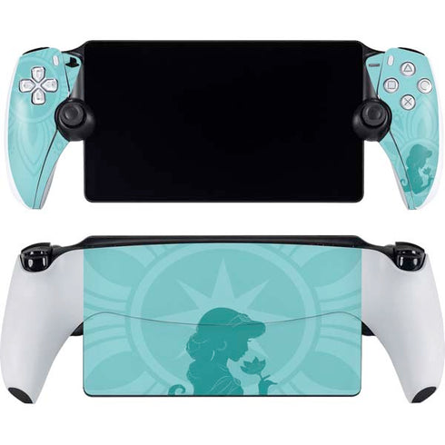 Disney Aladdin Princess Jasmine Silhouette Flower PlayStation Portal Remote Player Skin